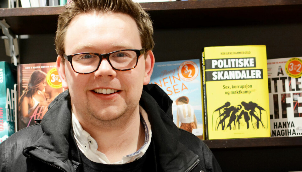 Kim Arne Hammerstad har skrevet boka om politiske skandaler. Kim Arne Hammerstad har skrevet boka om politiske skandaler.