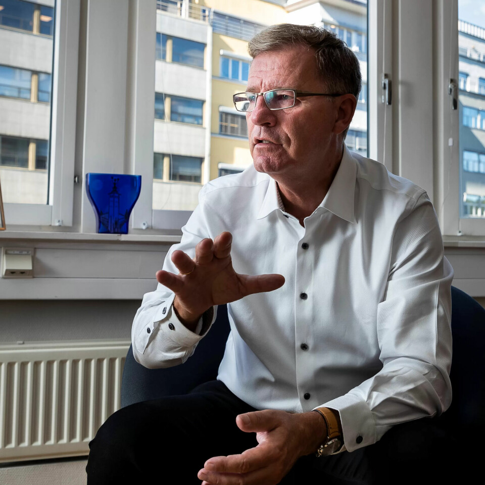 KAN IKKE GRIPE INN I TARIFFAVTALER: Robert Steen. KAN IKKE GRIPE INN I TARIFFAVTALER: Robert Steen.