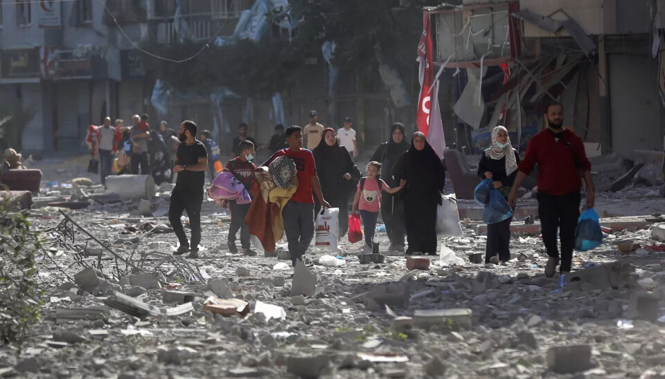 PÅ FLUKT: De aller fleste som bor i Gaza har måttet flykte fra hjemmene sine. PÅ FLUKT: De aller fleste som bor i Gaza har måttet flykte fra hjemmene sine.