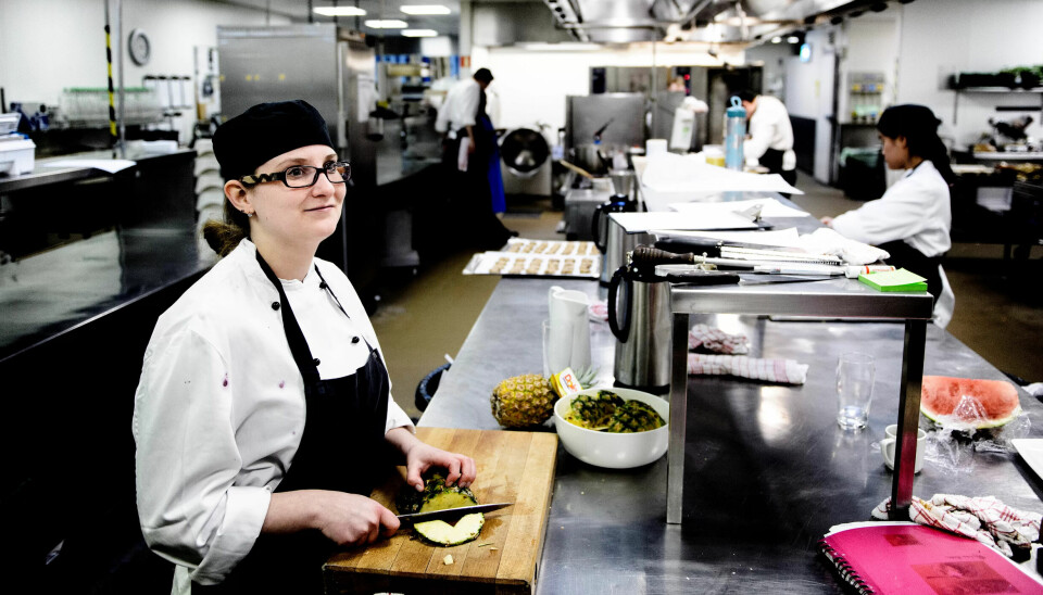 Sisilie Benjaminsen har siden mars vært helt eller delvis permittert fra jobben som kokk på Clarion Hotel Stavanger. (Arkivfoto) Sisilie Benjaminsen har siden mars vært helt eller delvis permittert fra jobben som kokk på Clarion Hotel Stavanger. (Arkivfoto)