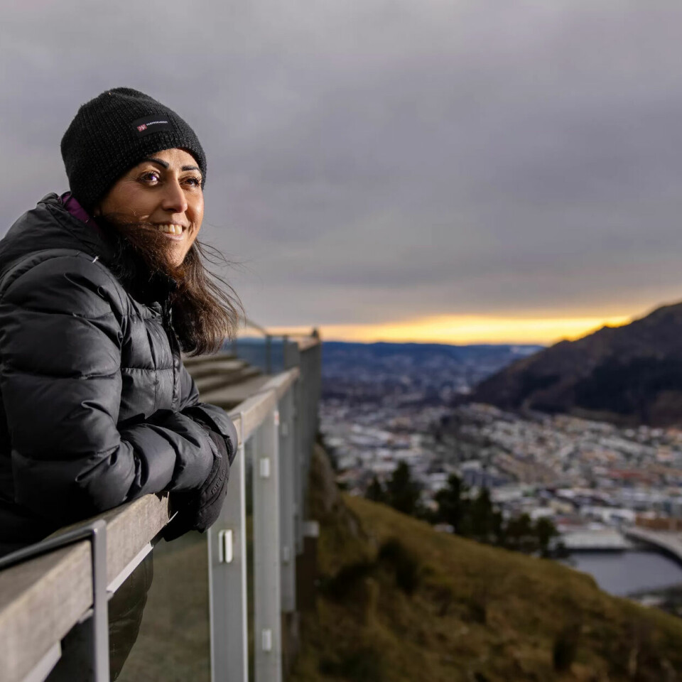 Hjemme: For ti år siden overtalte Hussain-Wiik ektemannen til å flytte til Bergen - hans hjemby. Det har hun ennå ikke angret på. Hjemme: For ti år siden overtalte Hussain-Wiik ektemannen til å flytte til Bergen - hans hjemby. Det har hun ennå ikke angret på.