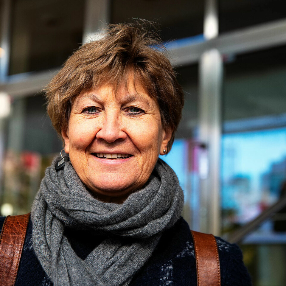 Fagforbundsleder Mette Nord. Fagforbundsleder Mette Nord.