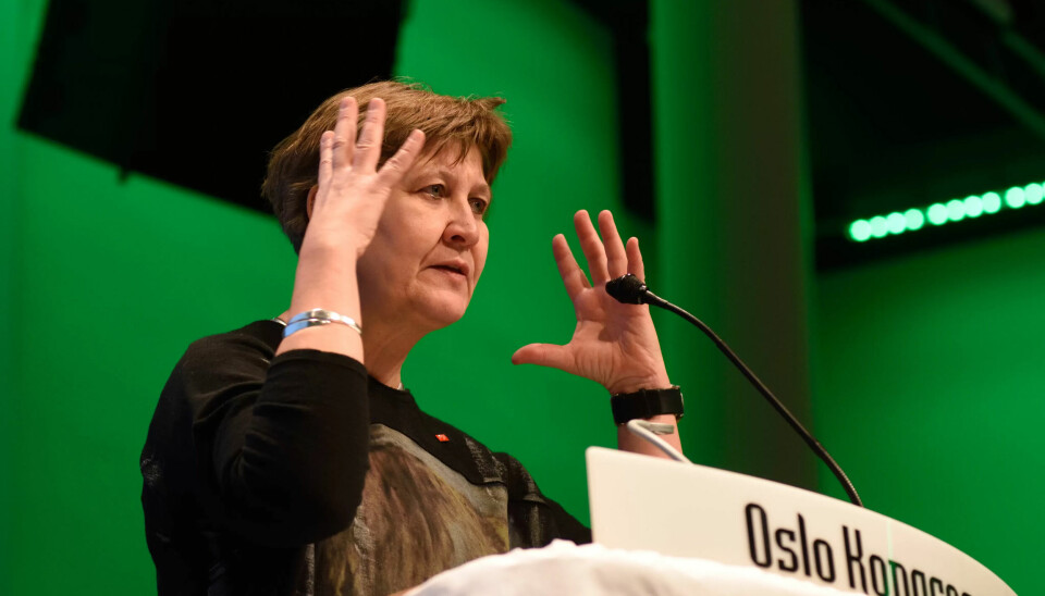 Mette Nord, leder i Fagforbundet Mette Nord, leder i Fagforbundet