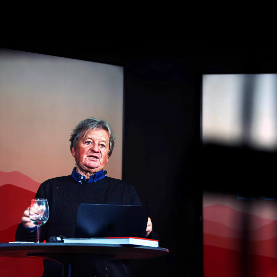 FORFATTEREN: Bjørn Tore Pedersen under boklanseringen. Bokideen er over 40 år gammel. FORFATTEREN: Bjørn Tore Pedersen under boklanseringen. Bokideen er over 40 år gammel.