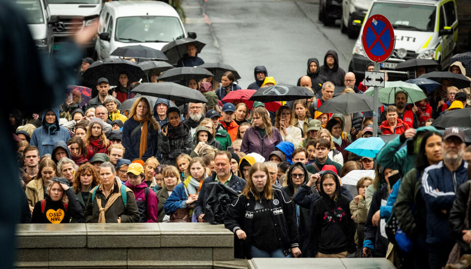 SAMLET SEG: Onsdag tok folk til gatene for å protestere mot kutt i kultursektoren i Oslo. SAMLET SEG: Onsdag tok folk til gatene for å protestere mot kutt i kultursektoren i Oslo.