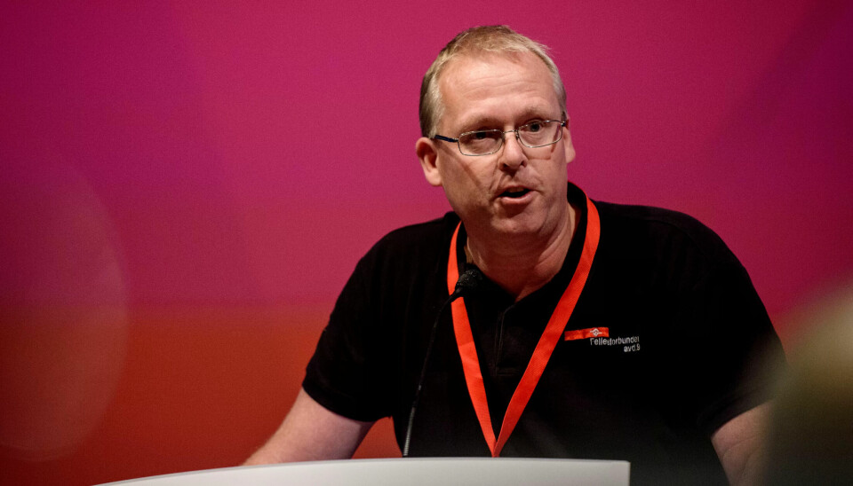Thor Åge Christiansen, organisasjonsarbeider i Fellesforbundets avdeling 9. Thor Åge Christiansen, organisasjonsarbeider i Fellesforbundets avdeling 9.