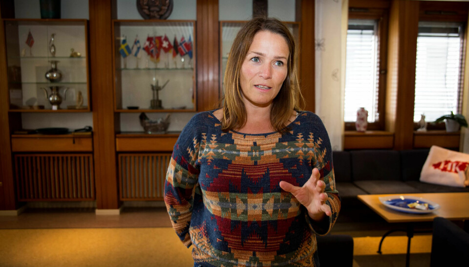 Trine Lise Sundnes, leder i Handel og kontor Trine Lise Sundnes, leder i Handel og kontor