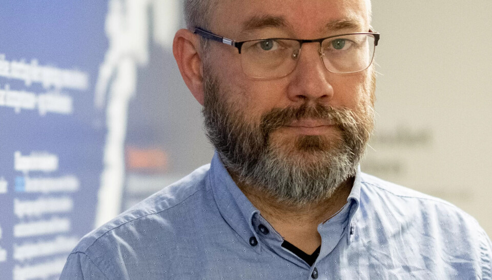 Torbjørn Bongo, leder i NOF. Torbjørn Bongo, leder i NOF.