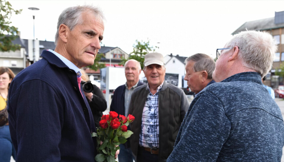 PÅ FRIERFERD: Ap-leder Jonas Gahr Støre har reist mye i valgkampen. PÅ FRIERFERD: Ap-leder Jonas Gahr Støre har reist mye i valgkampen.