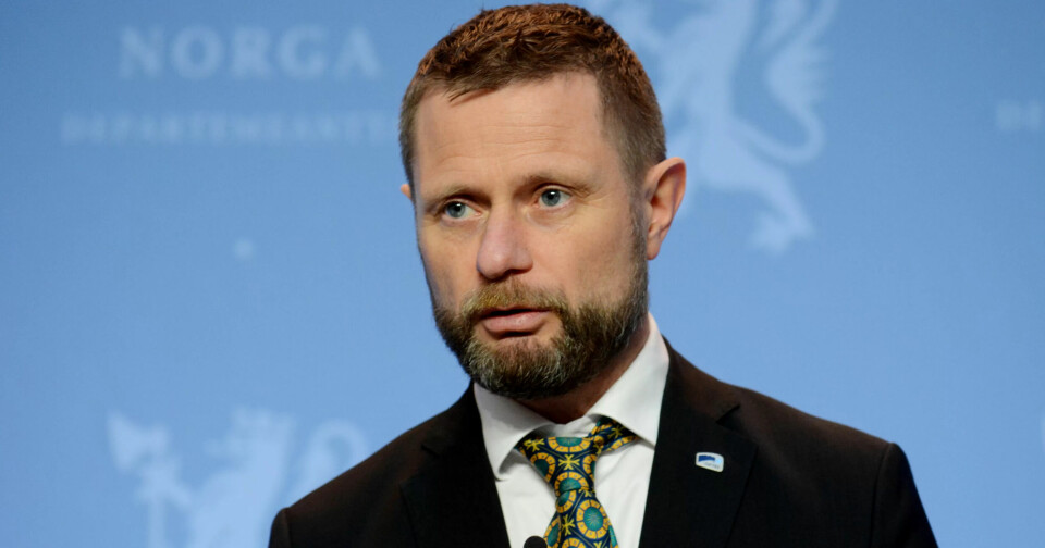 Helseminister Bent Høie (H) har en årslønn på 1,4 millioner kroner, kommer langt ned på lista når man tar med hva ledere i landets helseforetak tjener. (Arkivfoto) Helseminister Bent Høie (H) har en årslønn på 1,4 millioner kroner, kommer langt ned på lista når man tar med hva ledere i landets helseforetak tjener. (Arkivfoto)