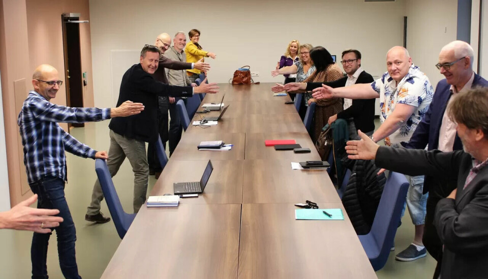 Det var stor stemning i forhandlingsdelegasjonen til Kommuneansattes hovedsammenslutning etter at Oslo kommune gikk med på å gi de ansatte forhandlingsrett på pensjonsordningen. Det var stor stemning i forhandlingsdelegasjonen til Kommuneansattes hovedsammenslutning etter at Oslo kommune gikk med på å gi de ansatte forhandlingsrett på pensjonsordningen.