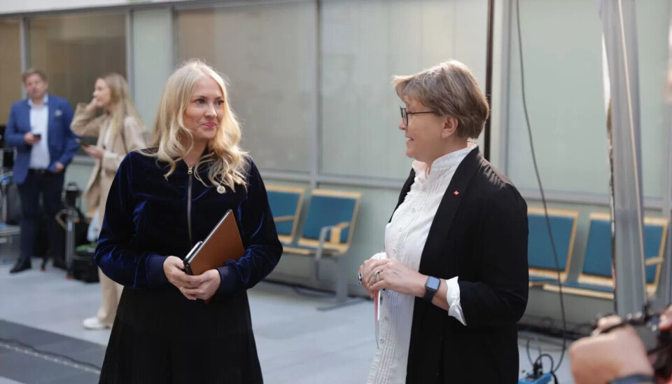 INNSATS: Sykepleierforbundets Lill Sverresdatter Larsen og Fagforbundets Mette Nord er med på laget som skal kutte ventetidene i helsevesenet. INNSATS: Sykepleierforbundets Lill Sverresdatter Larsen og Fagforbundets Mette Nord er med på laget som skal kutte ventetidene i helsevesenet.