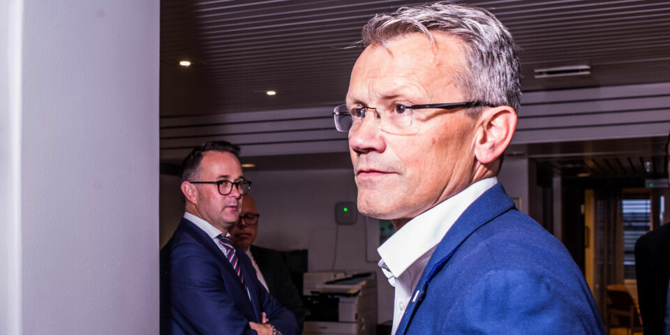 NY RUNDE: I år som i fjor må leder av LO Stat, Egil André Aas (t.h) ta turen til Riksmekler Mats Ruland. NY RUNDE: I år som i fjor må leder av LO Stat, Egil André Aas (t.h) ta turen til Riksmekler Mats Ruland.