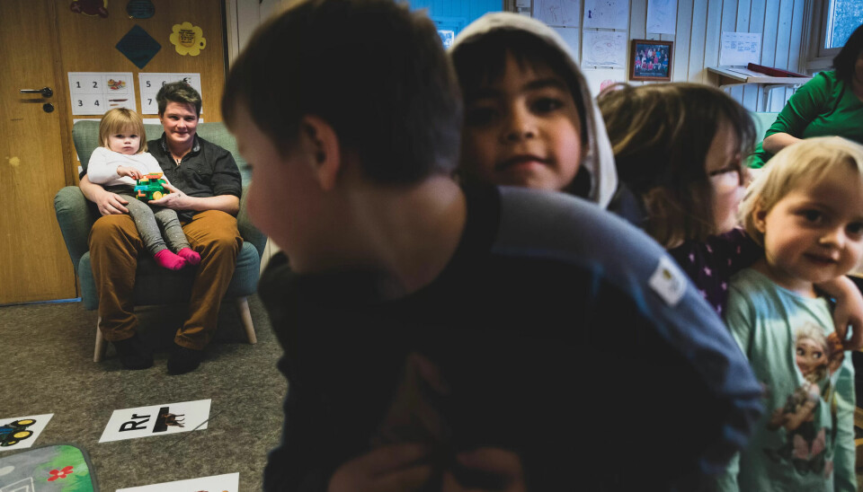 AKSEPTERT: Barna i Bjerkvik barnehage har tatt forvandlingen med den aller største ro. AKSEPTERT: Barna i Bjerkvik barnehage har tatt forvandlingen med den aller største ro.