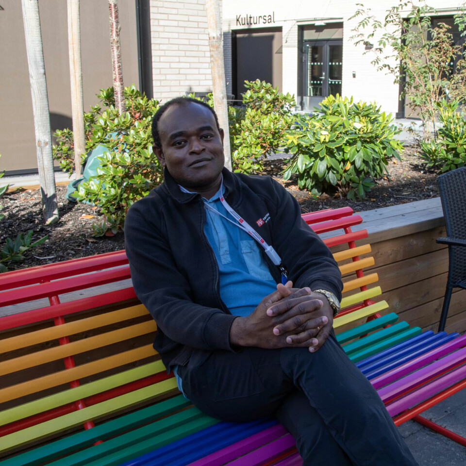 LOVORD: Patrick Sontchou mener hagebyens boform er det beste for demente som er aktive LOVORD: Patrick Sontchou mener hagebyens boform er det beste for demente som er aktive