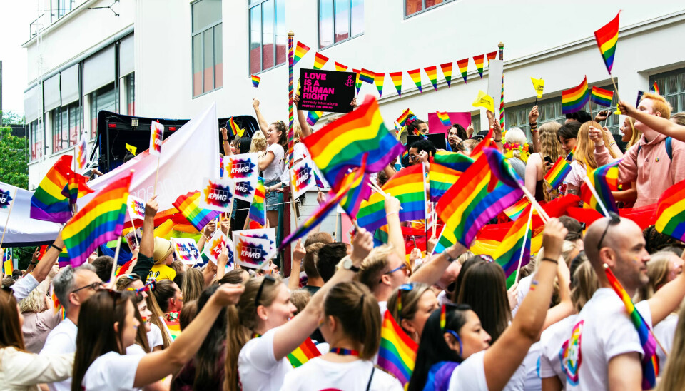 Bildet er fra Oslo Pride i 2019. Bildet er fra Oslo Pride i 2019.