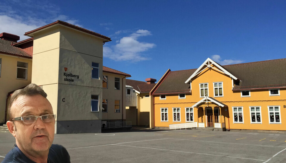 NORGES BESTE: Frank Solvang sørger til daglig for en god skolehverdag på Kjølberg skole i Fredrikstad. Nå har han gått til topps i en kåring av Norges beste vaktmester. (fotomontasje) NORGES BESTE: Frank Solvang sørger til daglig for en god skolehverdag på Kjølberg skole i Fredrikstad. Nå har han gått til topps i en kåring av Norges beste vaktmester. (fotomontasje)