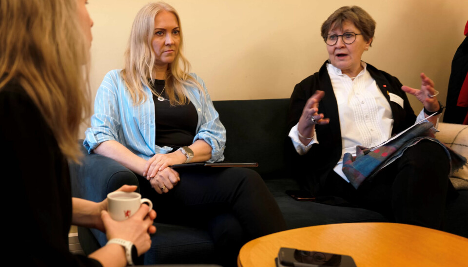 SAMMEN: Lill Sverresdatter Larsen og Mette Nord representerer hver sine fagforbund. I denne saken er de to lederne helt enige. SAMMEN: Lill Sverresdatter Larsen og Mette Nord representerer hver sine fagforbund. I denne saken er de to lederne helt enige.