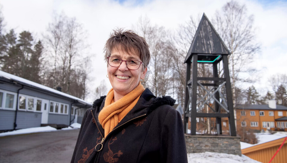 MEDITATIVT TILBUD: Ingvild Søyland Berg er inspektør på Signo grunn- og videregående skole i Andebu. Skolen har elever med hørselsnedsettelse i kombinasjon med ulike funksjonsnedsettelser. Musikken og kirkerommet er meditativt og beroligende for en del av elevene ved skolen og en fast aktivitet for skolen. MEDITATIVT TILBUD: Ingvild Søyland Berg er inspektør på Signo grunn- og videregående skole i Andebu. Skolen har elever med hørselsnedsettelse i kombinasjon med ulike funksjonsnedsettelser. Musikken og kirkerommet er meditativt og beroligende for en del av elevene ved skolen og en fast aktivitet for skolen.