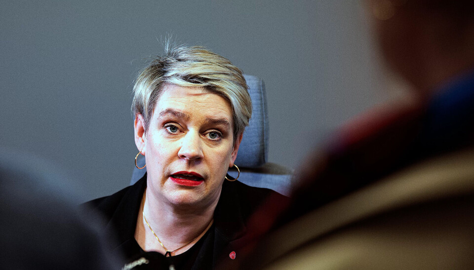 Arbeids- og inkluderingsminister Marte Mjøs Persen (Ap) Arbeids- og inkluderingsminister Marte Mjøs Persen (Ap)