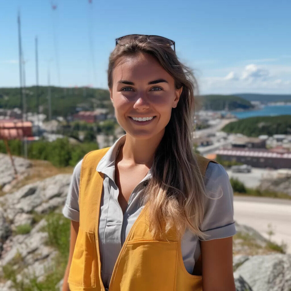 FAKE FOTO: Fatima (28) jobber med regnskap i Kristiansand. Dette bildet er ikke ekte, men laget av KI-tjenesten Midjourney. FAKE FOTO: Fatima (28) jobber med regnskap i Kristiansand. Dette bildet er ikke ekte, men laget av KI-tjenesten Midjourney.