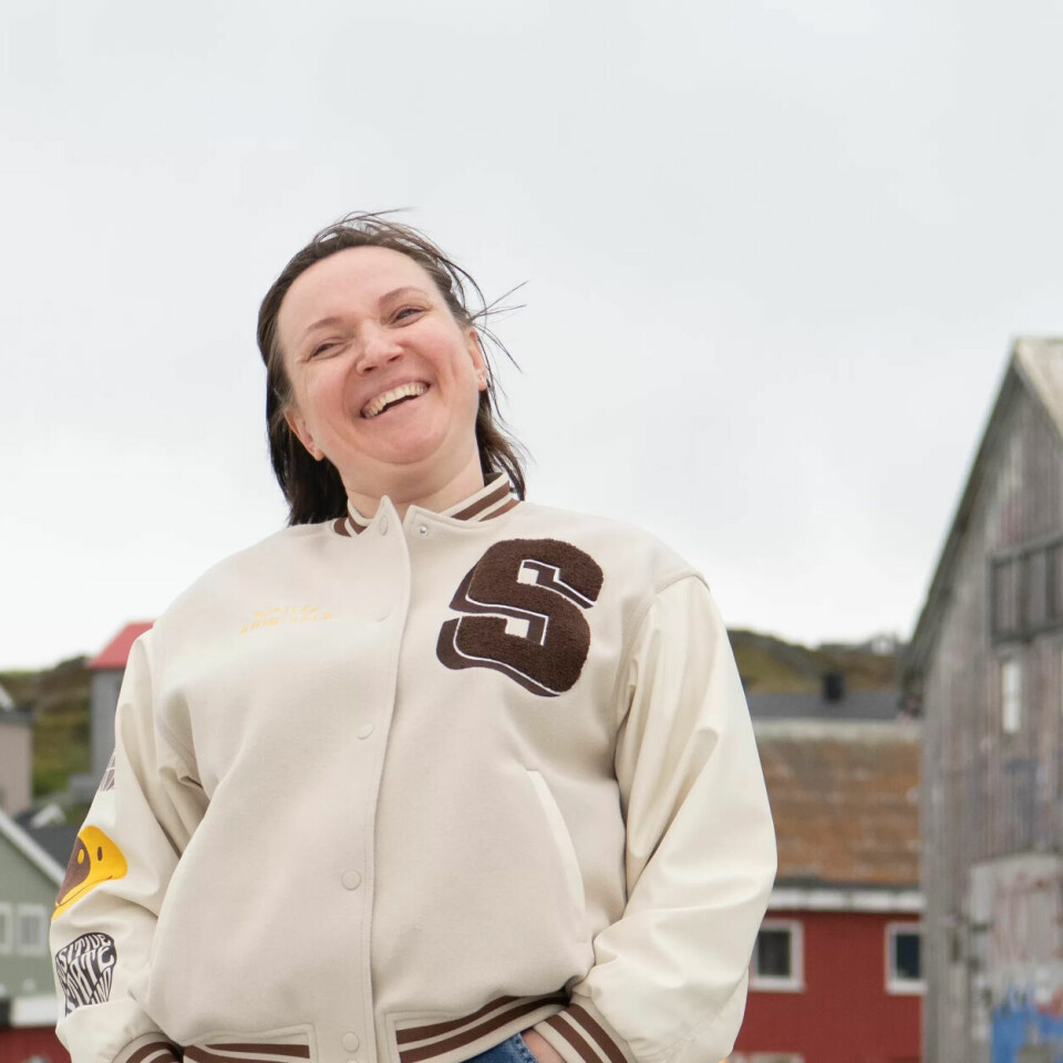 På rett plass: Ausra Johannesen hadde planlagt å være tre måneder i Mehamn. Hittil er det blitt 14 år. På rett plass: Ausra Johannesen hadde planlagt å være tre måneder i Mehamn. Hittil er det blitt 14 år.