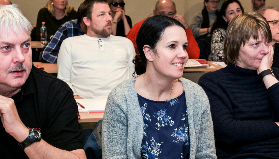 Urovekkende, mener Bjørn Olav Andreassen (f.v.), Karianne Sten Solheim og Ingeborg Nordli, alle fra Fagforbundet, om organisasjonsgraden. Urovekkende, mener Bjørn Olav Andreassen (f.v.), Karianne Sten Solheim og Ingeborg Nordli, alle fra Fagforbundet, om organisasjonsgraden.