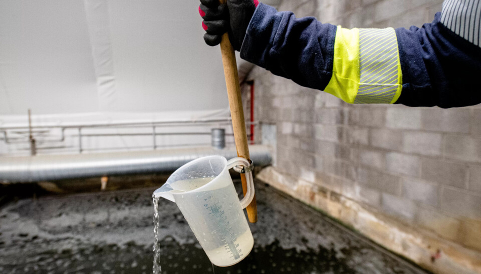 DRITGODT: Det ferdigrensede vannet er så rent at det nesten kan drikkes. DRITGODT: Det ferdigrensede vannet er så rent at det nesten kan drikkes.