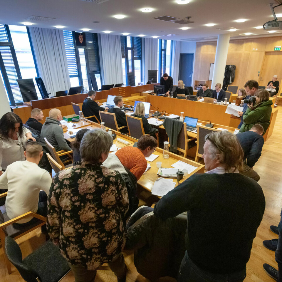 NY RUNDE: Etter nesten tre måneder i Oslo tingrett, var samtlige 24 saksøkere tilstede under avslutningen. Nå møter 22 saksøkere til ankesaken i Borgarting lagmannsrett. NY RUNDE: Etter nesten tre måneder i Oslo tingrett, var samtlige 24 saksøkere tilstede under avslutningen. Nå møter 22 saksøkere til ankesaken i Borgarting lagmannsrett.