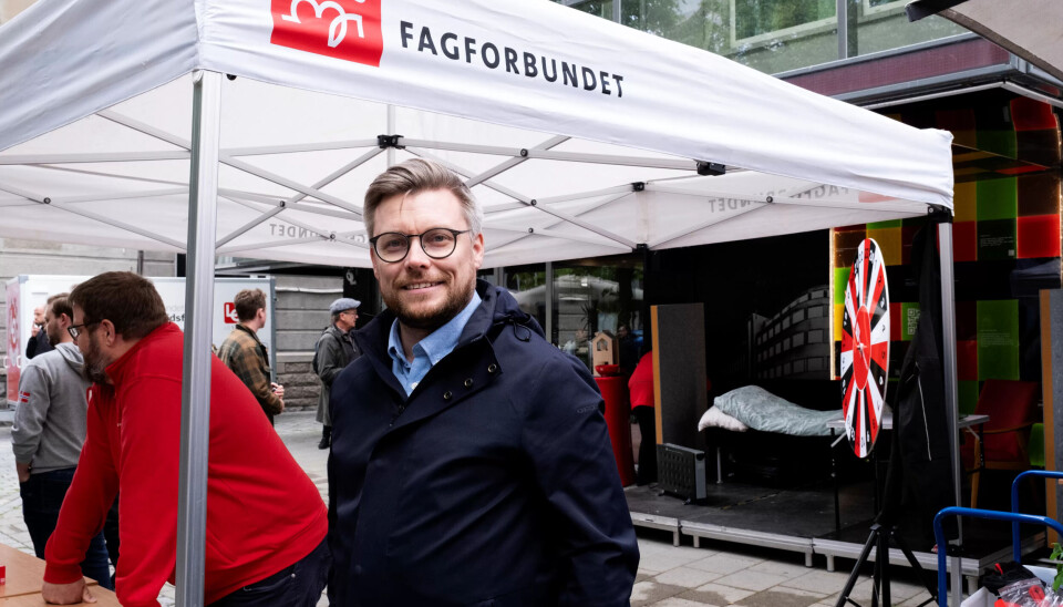 Tarjei Leistad, leder av Fagforbundet i Trøndelag. Tarjei Leistad, leder av Fagforbundet i Trøndelag.
