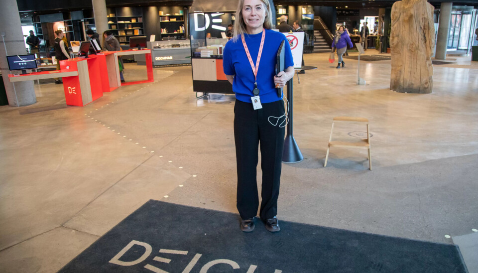 Merete Lie forsikrer at hun er opptatt av å ivareta utrygge ansatte. Merete Lie forsikrer at hun er opptatt av å ivareta utrygge ansatte.