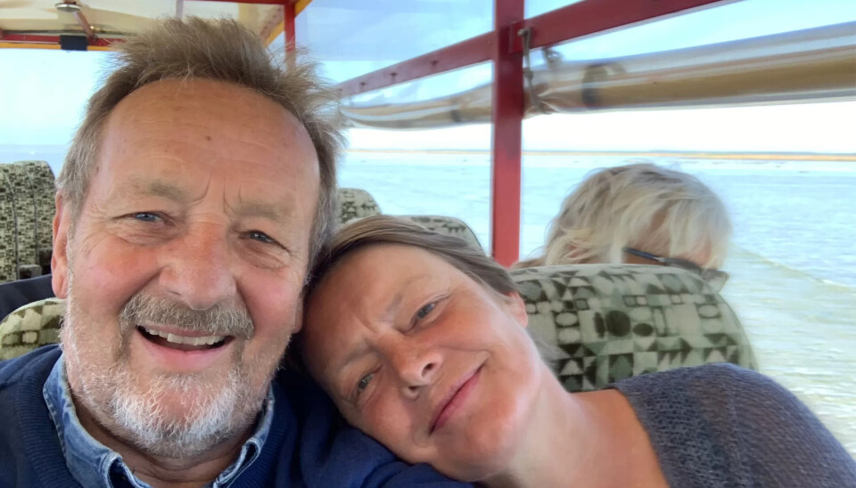 FERIE: Finn og Elisabeth Arctander på sykkelferie på Læsø for tre år siden FERIE: Finn og Elisabeth Arctander på sykkelferie på Læsø for tre år siden