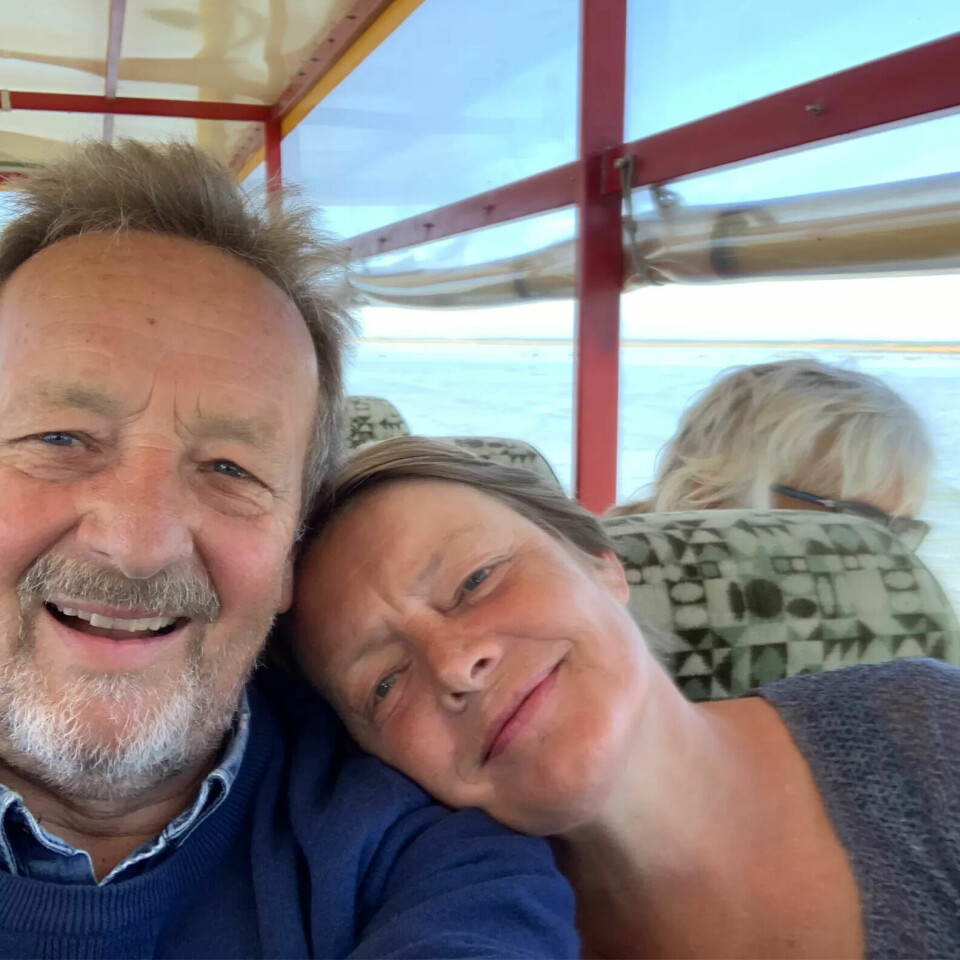 FERIE: Finn og Elisabeth Arctander på sykkelferie på Læsø for tre år siden FERIE: Finn og Elisabeth Arctander på sykkelferie på Læsø for tre år siden