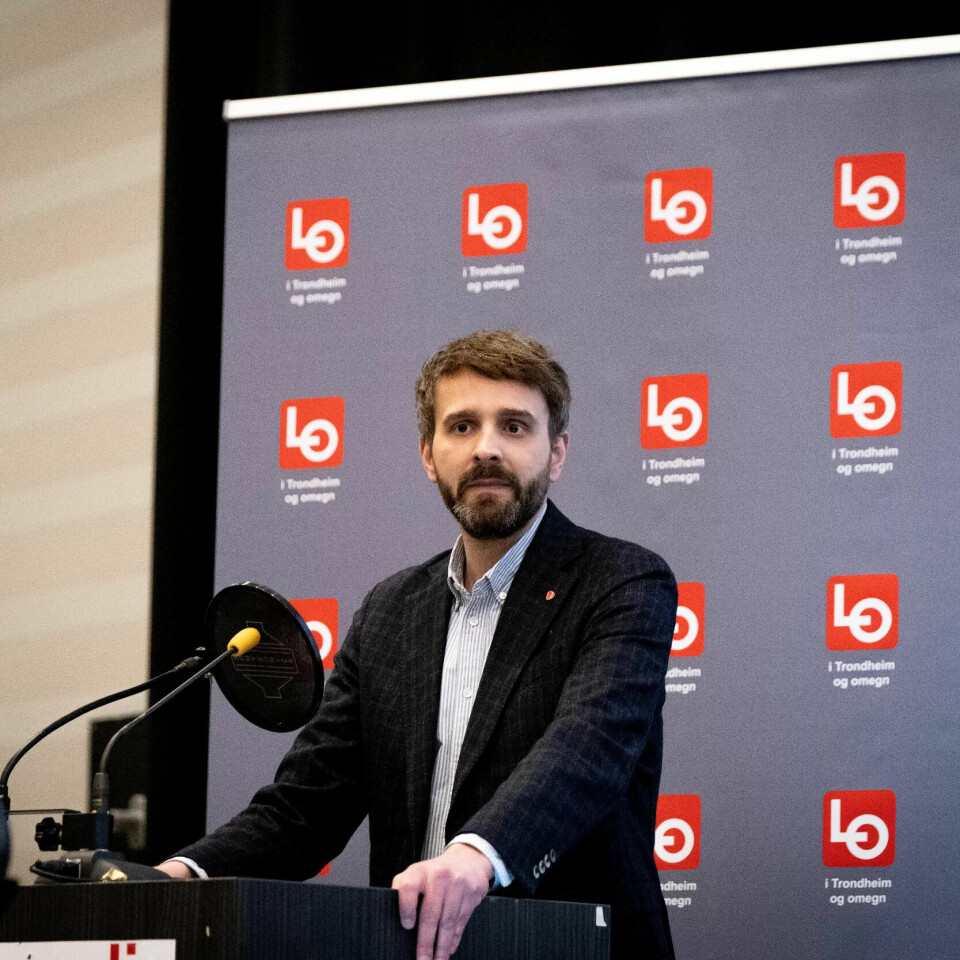 HOS LO: Jan Christian Vestre besøkte Trondheimskonferansen til LO i Trondheim nylig. HOS LO: Jan Christian Vestre besøkte Trondheimskonferansen til LO i Trondheim nylig.