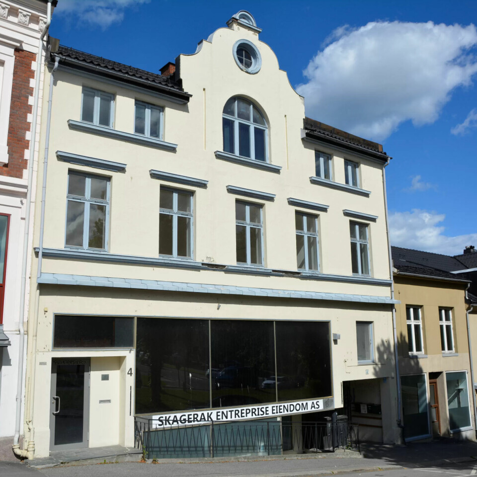 Denne eiendommen i Skien sentrum er en del av konkursboet i Skagerak-Entreprise Eiendom. Denne eiendommen i Skien sentrum er en del av konkursboet i Skagerak-Entreprise Eiendom.