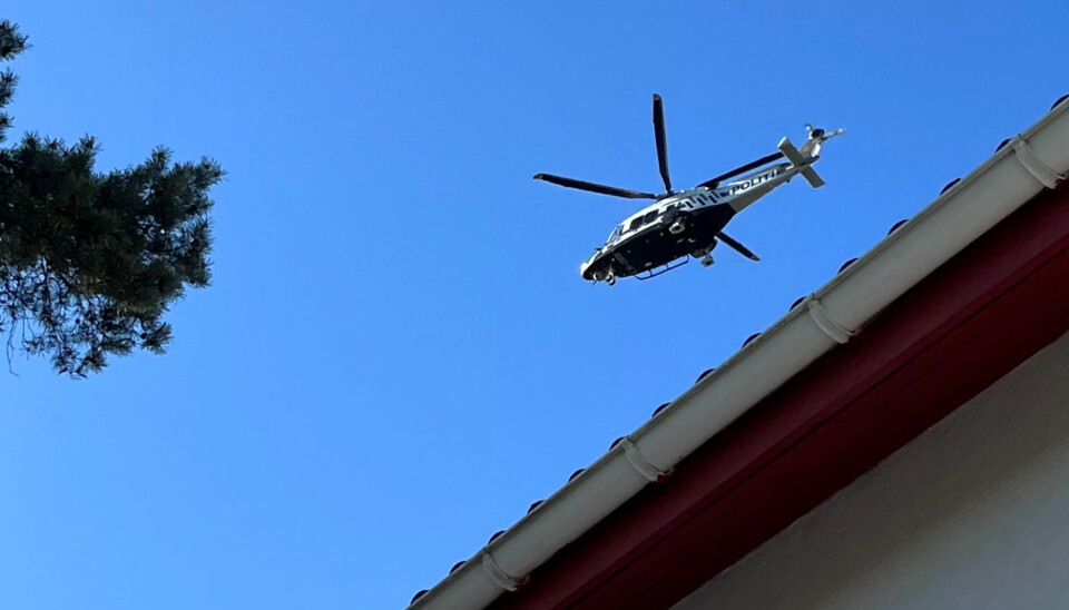 LEITEAKSJON: Helikopter ble tatt i bruk i søket etter Elisabeth. LEITEAKSJON: Helikopter ble tatt i bruk i søket etter Elisabeth.