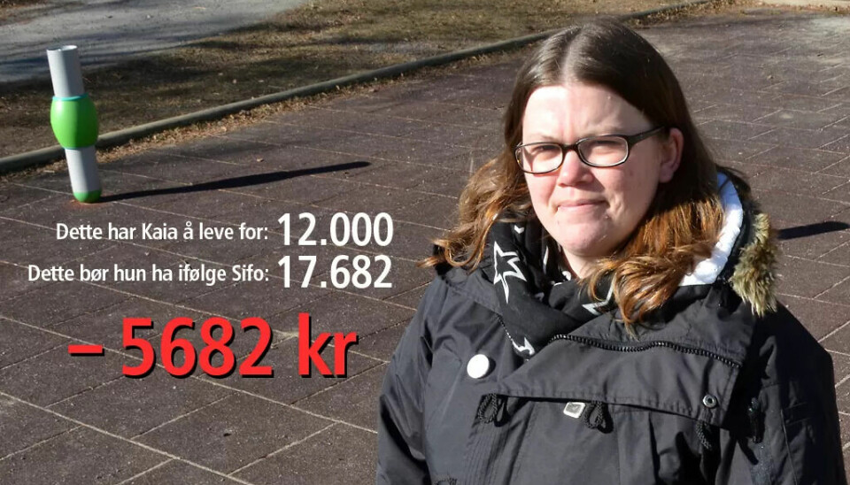 ØNSKER LØNNSØKNING: Kaia Vang mener jobben som barnehageassistent ikke blir verdsatt nok. Hun må prioritere hardt for å få lønna til å strekke til for seg og sine to barn. ØNSKER LØNNSØKNING: Kaia Vang mener jobben som barnehageassistent ikke blir verdsatt nok. Hun må prioritere hardt for å få lønna til å strekke til for seg og sine to barn.