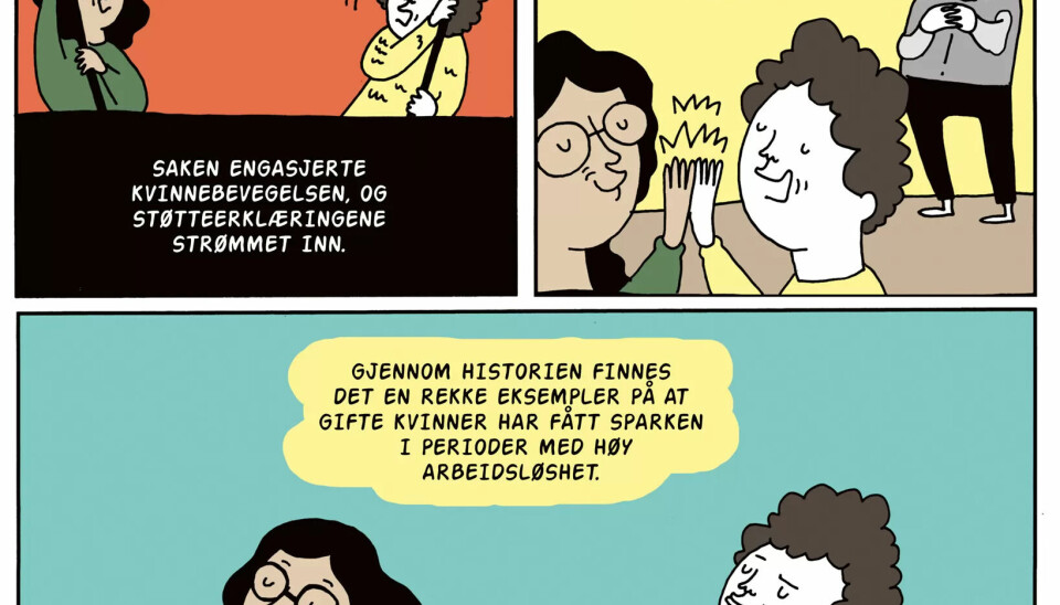 Fra boka '60 damer du skulle ha møtt. Tegninger av Jenny Jordahl, tekst av Marta Breen Fra boka '60 damer du skulle ha møtt. Tegninger av Jenny Jordahl, tekst av Marta Breen