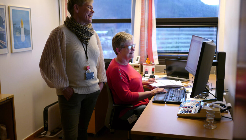 ENIGE OM PERM: Bente Fagerli sammen med den gode kollega Bente Bjørndal, som jobber med lønn på Orkland rådhus. ENIGE OM PERM: Bente Fagerli sammen med den gode kollega Bente Bjørndal, som jobber med lønn på Orkland rådhus.