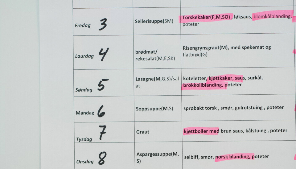 VARIERT: Menyen inneheld for det meste tradisjonell, norsk mat, men med innslag av andre kjøken og nyare rettar. VARIERT: Menyen inneheld for det meste tradisjonell, norsk mat, men med innslag av andre kjøken og nyare rettar.