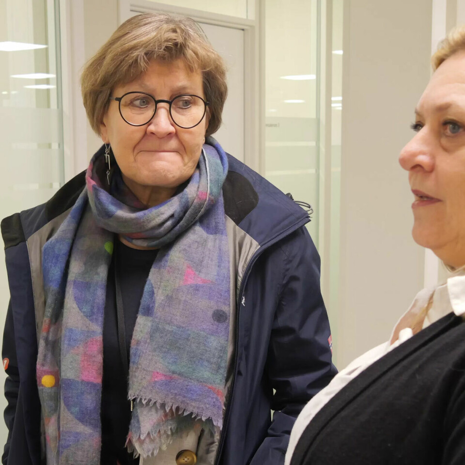 OMVISNING: Leiar av Fagforbundet, Mette Nord (til venstre) fekk ei omvisning av sosialkonsulent Janne Håkonsen på Nav Sagene: – Dei som jobbar på Nav møte mange som er fortvila over den vanskelege økonomiske situasjonen. Eg er her for å høyre meir om korleis sitiuasjonen er, seier Nord. OMVISNING: Leiar av Fagforbundet, Mette Nord (til venstre) fekk ei omvisning av sosialkonsulent Janne Håkonsen på Nav Sagene: – Dei som jobbar på Nav møte mange som er fortvila over den vanskelege økonomiske situasjonen. Eg er her for å høyre meir om korleis sitiuasjonen er, seier Nord.