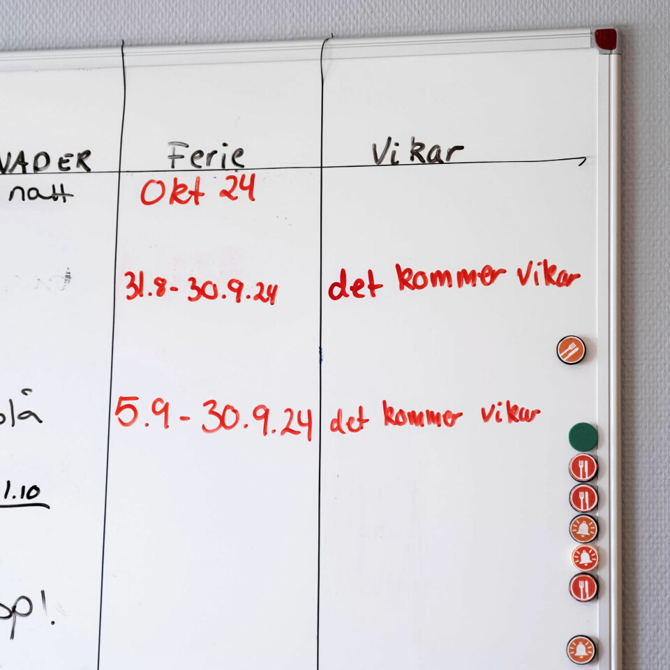 Vikar kommer, heldigvis. Men snart må Smøla sykehjem trolig kutte ned på vikarbruken. Vikar kommer, heldigvis. Men snart må Smøla sykehjem trolig kutte ned på vikarbruken.