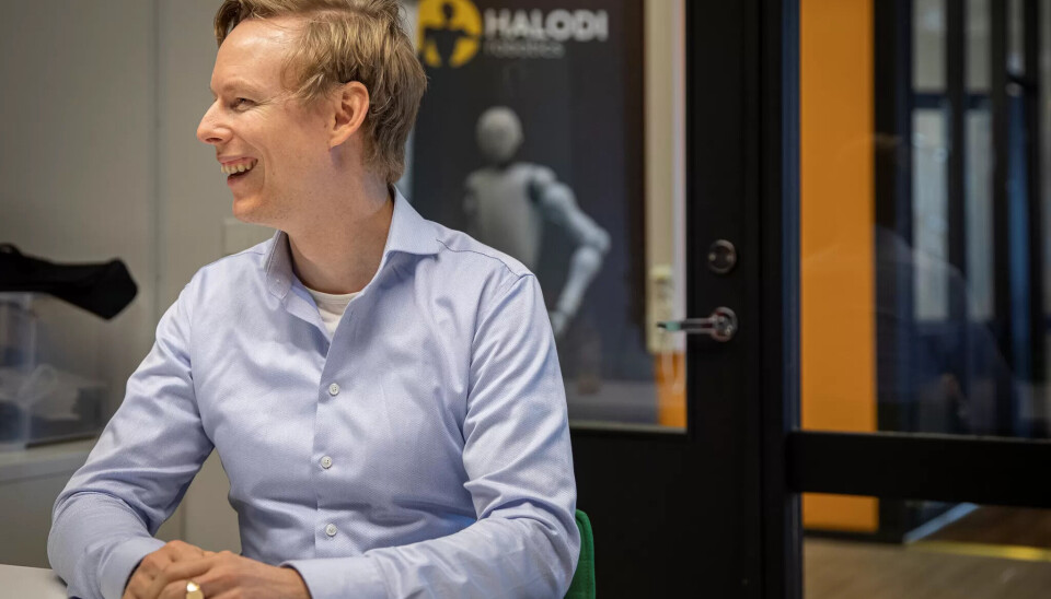VIL UTVIKLE FOR HELSESEKTOREN: Bernt Øivind Børnich er opptatt av å utvikle roboter som kan samhandle med mennesker og avlaste helsepersonell. VIL UTVIKLE FOR HELSESEKTOREN: Bernt Øivind Børnich er opptatt av å utvikle roboter som kan samhandle med mennesker og avlaste helsepersonell.