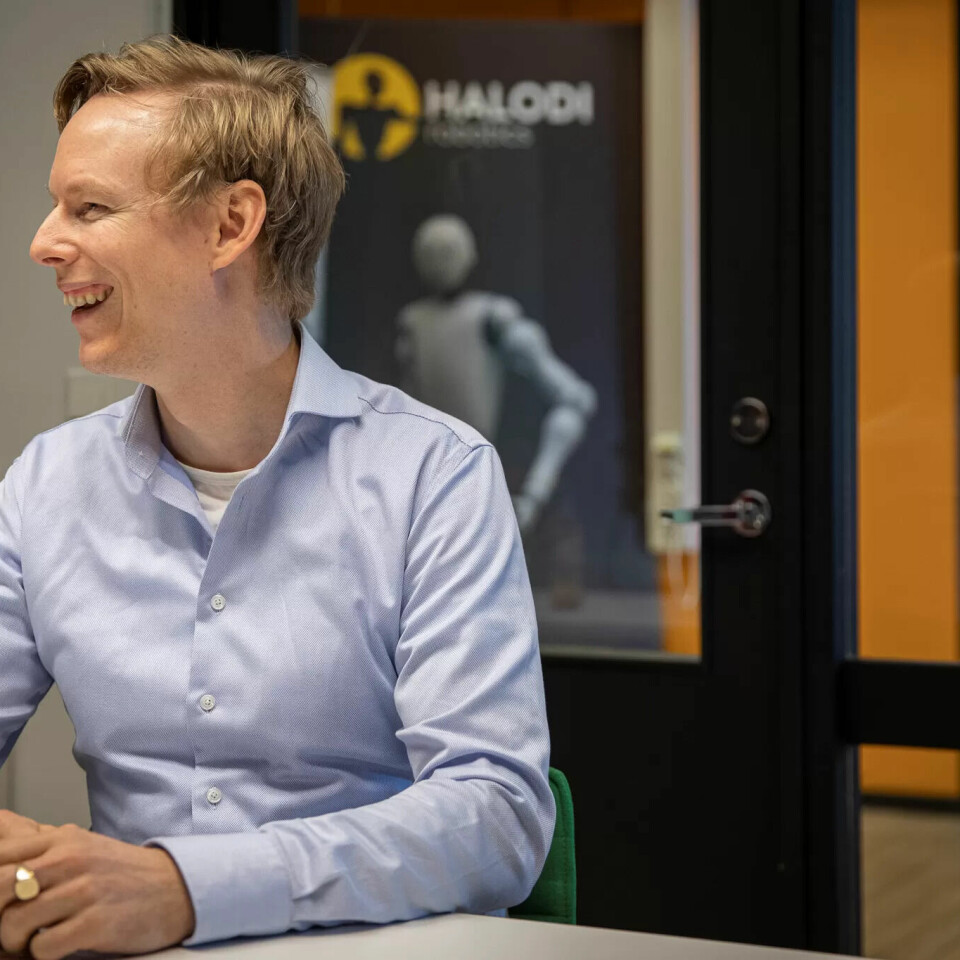 VIL UTVIKLE FOR HELSESEKTOREN: Bernt Øivind Børnich er opptatt av å utvikle roboter som kan samhandle med mennesker og avlaste helsepersonell. VIL UTVIKLE FOR HELSESEKTOREN: Bernt Øivind Børnich er opptatt av å utvikle roboter som kan samhandle med mennesker og avlaste helsepersonell.