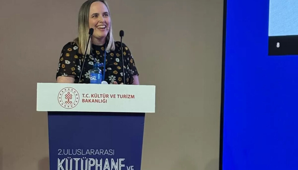 KI OG BIBLIOTEK: Tone Larssen Rogne snakket om bruken av KI i bibliotek i Norge og Nasjonalbiblioteket sin innsats på feltet under Library and technology festival i Istanbul, Tyrkia. KI OG BIBLIOTEK: Tone Larssen Rogne snakket om bruken av KI i bibliotek i Norge og Nasjonalbiblioteket sin innsats på feltet under Library and technology festival i Istanbul, Tyrkia.