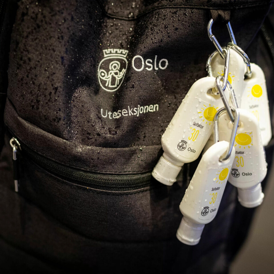 I SOL OG REGN: Denne sekken inneholder artikler som kan bli nødvendige, både på kalde og varme dager, ved overdoser og akutt søtsug. I SOL OG REGN: Denne sekken inneholder artikler som kan bli nødvendige, både på kalde og varme dager, ved overdoser og akutt søtsug.