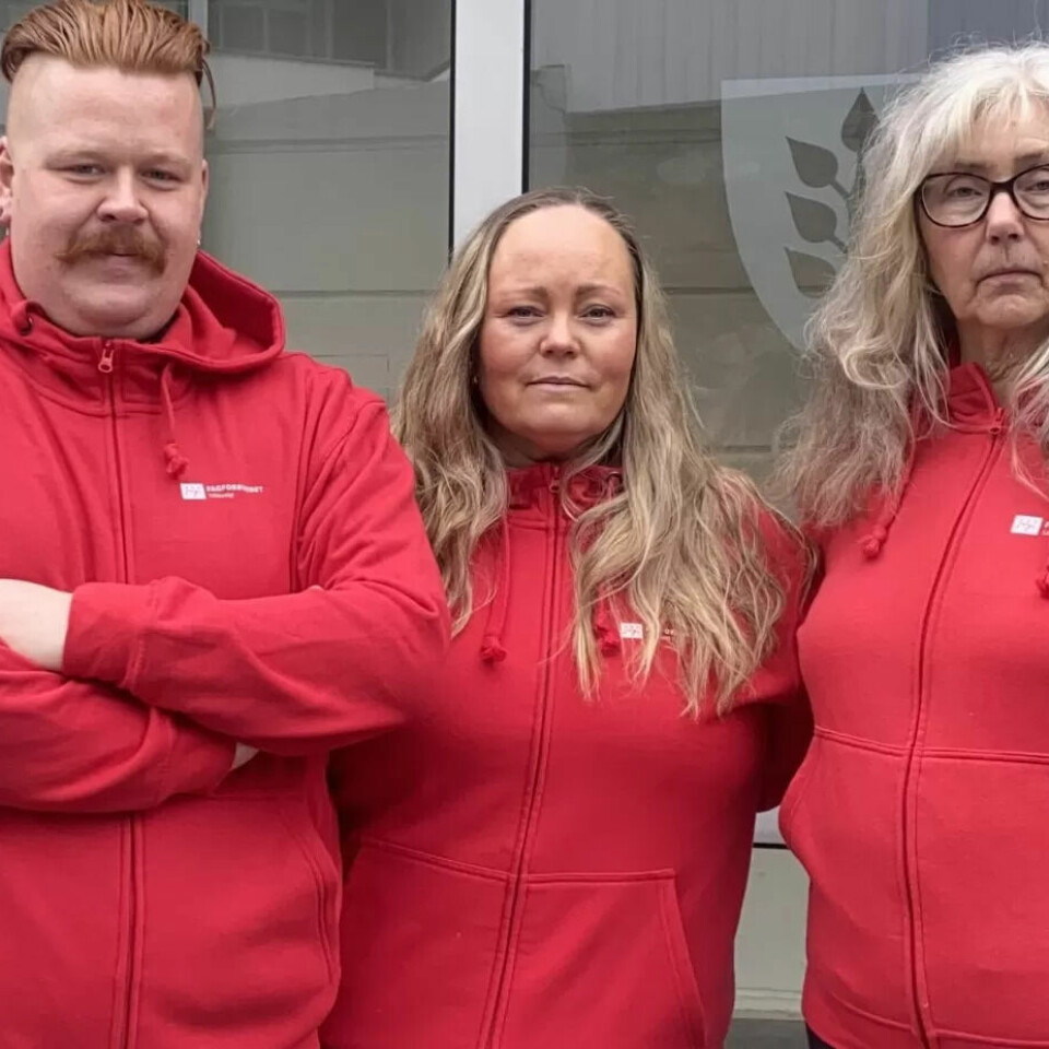 Fagforbundet-trekløver i Larvik som har mange spørsmål knyttet til privatiseringen av barnehager i Larvik. Fra venstre Vegard Holt Hansen, Randi Kristiansen og Hilde Fagerholt. Fagforbundet-trekløver i Larvik som har mange spørsmål knyttet til privatiseringen av barnehager i Larvik. Fra venstre Vegard Holt Hansen, Randi Kristiansen og Hilde Fagerholt.