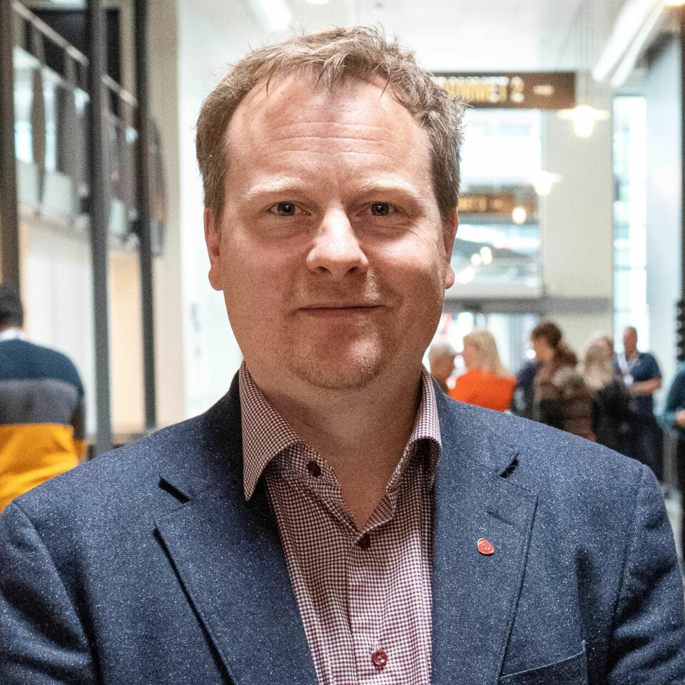 STILTE OPP: Statssekretær Ole Henrik Krat Bjørkholt (Ap) steppet inn for helse- og omsorgsminister Ingvild Kjerkol på Kommunalkonferansen, da ministeren satt flyfast i Israel. STILTE OPP: Statssekretær Ole Henrik Krat Bjørkholt (Ap) steppet inn for helse- og omsorgsminister Ingvild Kjerkol på Kommunalkonferansen, da ministeren satt flyfast i Israel.