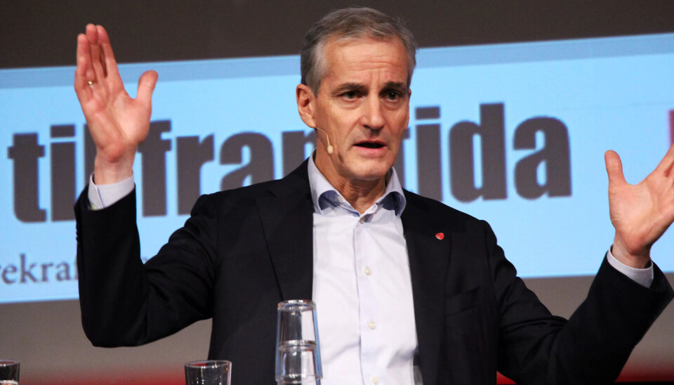 AVVISER RØDT: Jonas Gahr Støre vil gjerne danne rødgrønn regjering, men vil ikke ha med Rødt. AVVISER RØDT: Jonas Gahr Støre vil gjerne danne rødgrønn regjering, men vil ikke ha med Rødt.