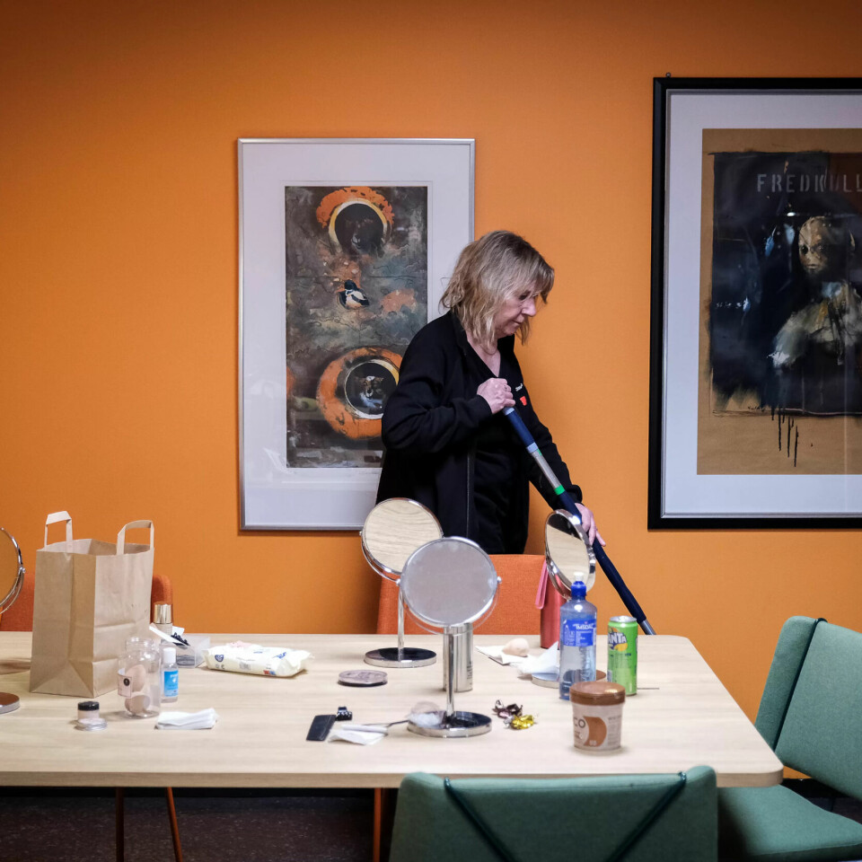 VIL BLI: Ingvild Hahn håper på videre jobb i Olavshallen - og enighet om tariffavtale. VIL BLI: Ingvild Hahn håper på videre jobb i Olavshallen - og enighet om tariffavtale.